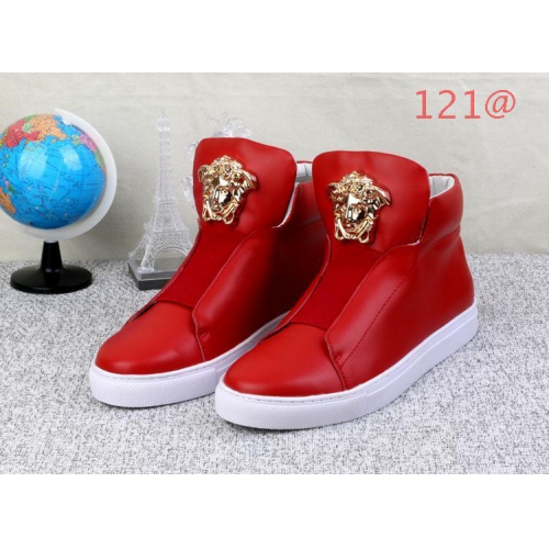 Cheap Versace High Tops Shoes For Men #136745, $$100.60 USD On Versace High Tops Shoes