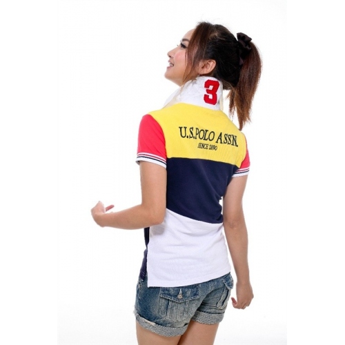 Replica Ralph Lauren Polo T-Shirts Short Sleeved For Women #303054 $22.50 USD for Wholesale