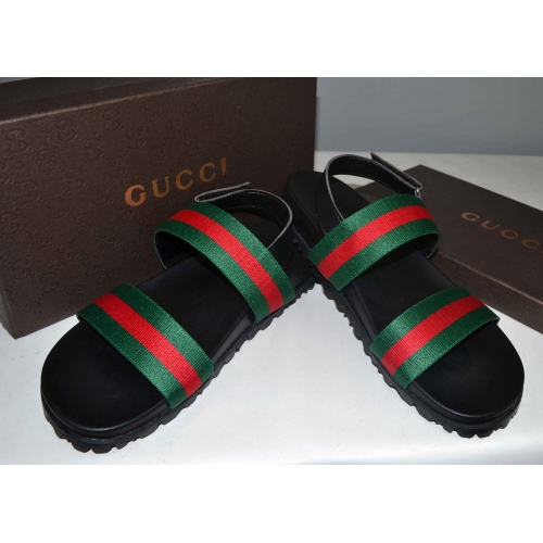 Replica Gucci Sandal For Men #365795 $42.10 USD for Wholesale