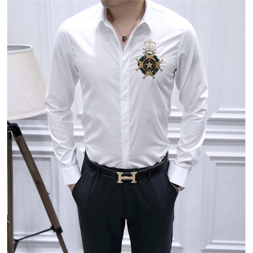 Cheap Dolce &amp; Gabbana Shirts Long Sleeved For Men #428493, $$86.50 USD On Dolce &amp; Gabbana D&amp;G Shirts