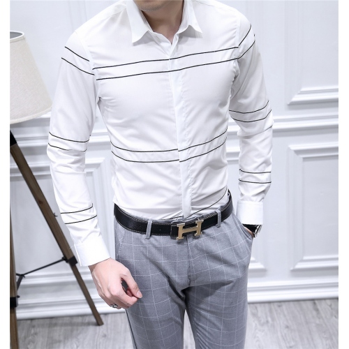 Cheap Armani Shirts Long Sleeved For Men #428538, $$86.50 USD On Armani Shirts