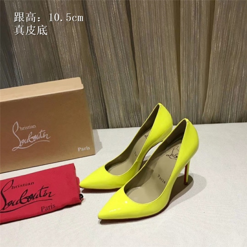 Cheap Christian Louboutin CL High-heeled Shoes For Women #436796, $$87.00 USD On Christian Louboutin High-heeled shoes