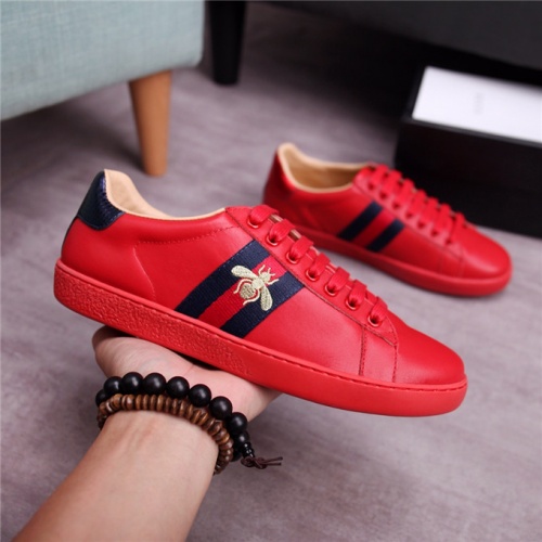 Replica Gucci Casual Shoes For Men #487109 $75.00 USD for Wholesale