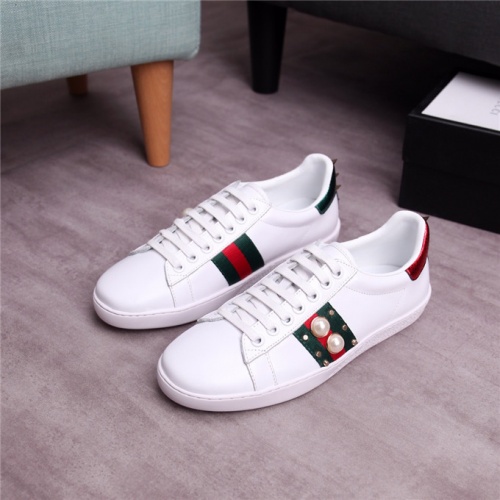 Replica Gucci Casual Shoes For Women #487204 $72.00 USD for Wholesale