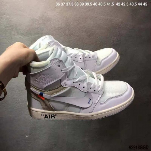 Cheap Nike Air Jordan 1 &amp; Off-White For Men #497440, $$66.00 USD On Air Jordan Shoes for New