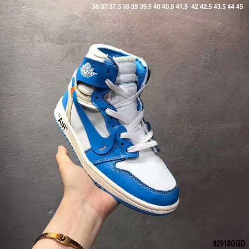 Replica Nike Air Jordan 1 & Off-White For Men #497442 $66.00 USD for Wholesale