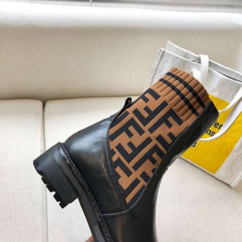 Replica Fendi Fashion Boots For Women #526327 $92.00 USD for Wholesale