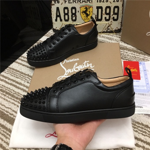 Replica Christian Louboutin CL Casual Shoes For Men #527940 $82.00 USD for Wholesale