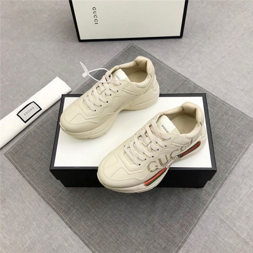 Replica Gucci Casual Shoes For Men #543847 $102.00 USD for Wholesale