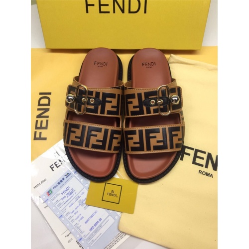 Cheap Fendi Slippers For Women #786551, $$65.00 USD On Fendi Slippers