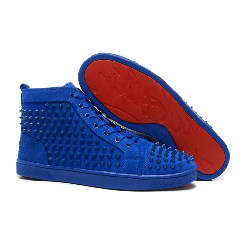 Cheap Christian Louboutin High Tops Shoes For Men #833447, $$98.00 USD On Christian Louboutin High Top Shoes