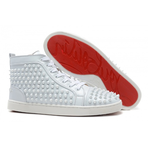 Cheap Christian Louboutin High Tops Shoes For Men #833455, $$98.00 USD On Christian Louboutin High Top Shoes