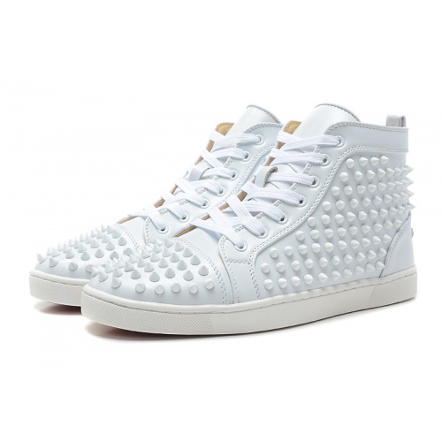 Replica Christian Louboutin High Tops Shoes For Men #833455 $98.00 USD for Wholesale