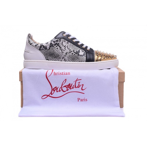 Replica Christian Louboutin Casual Shoes For Men #833475 $92.00 USD for Wholesale