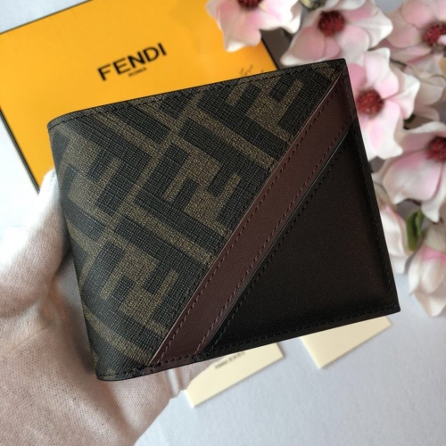 Cheap Fendi AAA Man Wallets #853410, $$64.00 USD On Fendi AAA Man Wallets