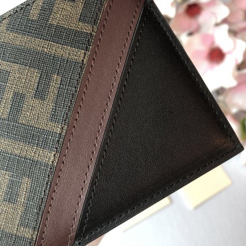 Replica Fendi AAA Man Wallets #853410 $64.00 USD for Wholesale