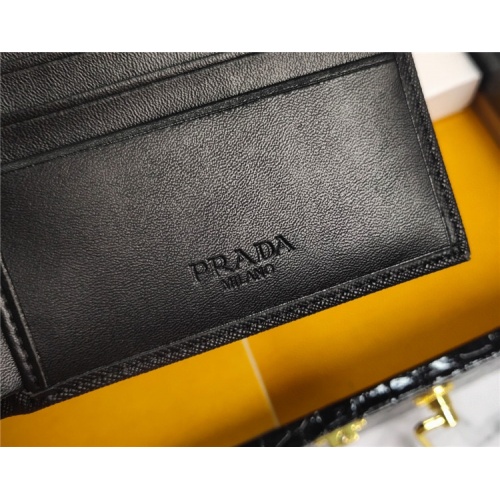 Replica Prada AAA Man Wallets #863277 $39.00 USD for Wholesale