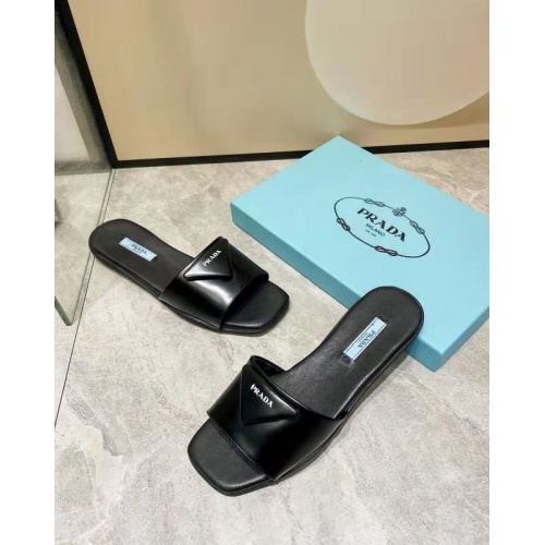 Replica Prada Slippers For Women #864021 $81.00 USD for Wholesale