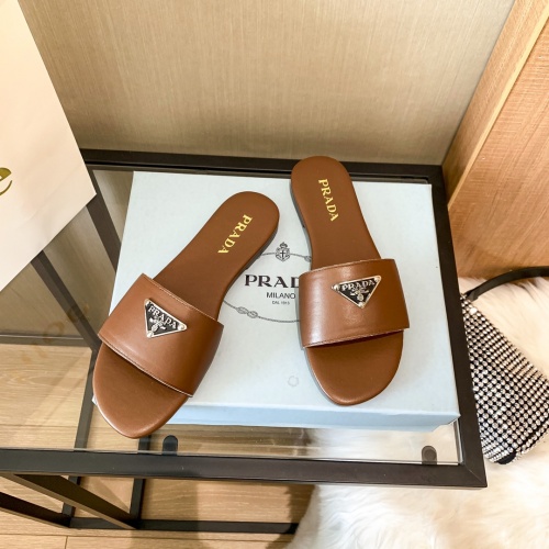 Replica Prada Slippers For Women #865760 $52.00 USD for Wholesale