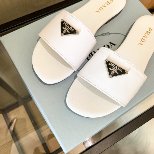 Replica Prada Slippers For Women #865761 $52.00 USD for Wholesale