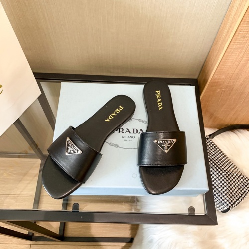 Replica Prada Slippers For Women #865762 $52.00 USD for Wholesale