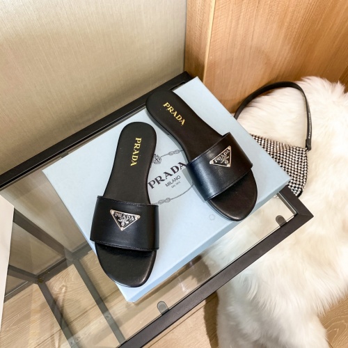 Replica Prada Slippers For Women #865762 $52.00 USD for Wholesale