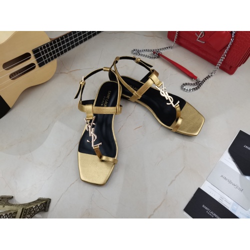 Replica Yves Saint Laurent YSL Sandal For Women #879550 $92.00 USD for Wholesale