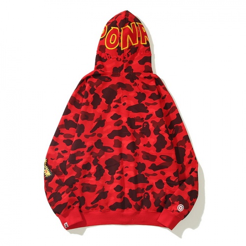 Replica Bape Hoodies Long Sleeved For Men #923708 $48.00 USD for Wholesale