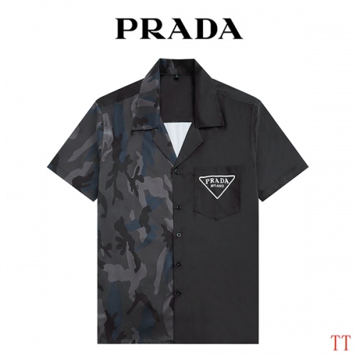 Cheap Prada Shirts Short Sleeved For Men #948039, $$36.00 USD On Prada Shirts