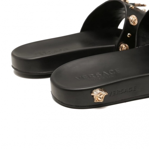 Replica Versace Slippers For Men #967111 $64.00 USD for Wholesale