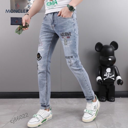 Replica Moncler Jeans For Men #975907 $48.00 USD for Wholesale