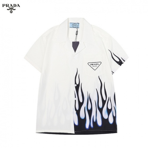 Cheap Prada Shirts Short Sleeved For Men #986239, $$32.00 USD On Prada Shirts