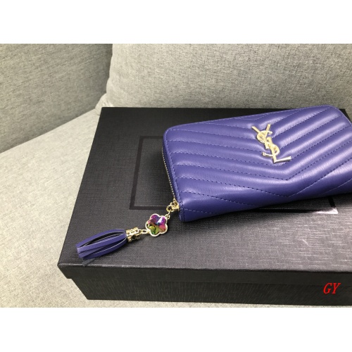 Replica Yves Saint Laurent YSL Wallets For Women #991886 $19.00 USD for Wholesale