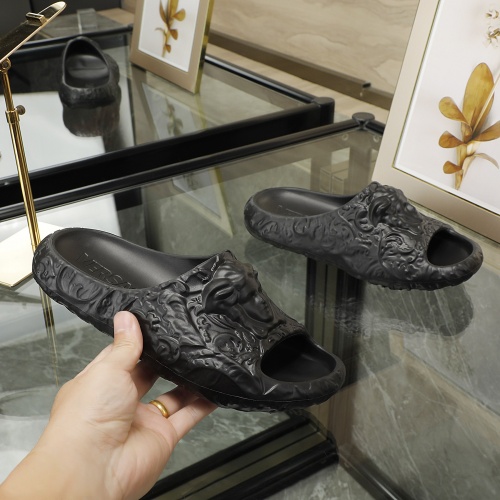 Replica Versace Slippers For Men #998166 $56.00 USD for Wholesale