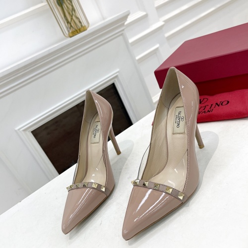 Cheap Valentino High-Heeled Shoes For Women #1011988, $$98.00 USD On Valentino High-Heeled Shoes