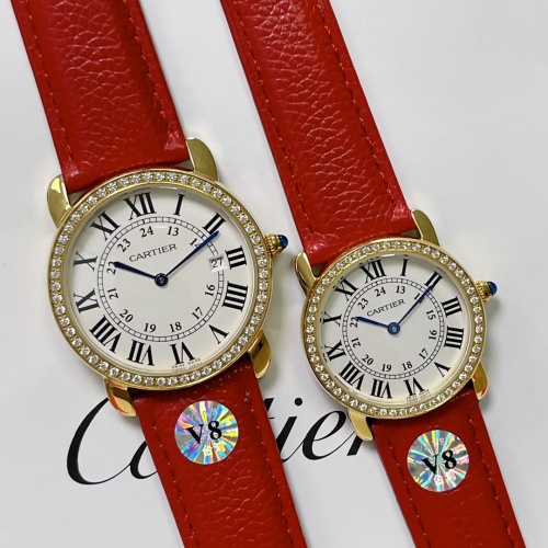 Cheap Cartier AAA Quality Watches For Unisex #1020034, $$130.00 USD On Cartier AAA Quality Watches