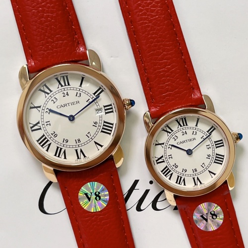 Cheap Cartier AAA Quality Watches For Unisex #1020036, $$130.00 USD On Cartier AAA Quality Watches