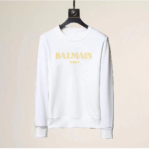 Cheap Balmain Hoodies Long Sleeved For Men #1025464, $$34.00 USD On Balmain Hoodies