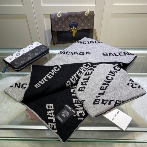 Cheap Balenciaga Wool Hats &amp; Scarf Set #1029173, $$52.00 USD On Balenciaga Hat and Scarf and Glove Set