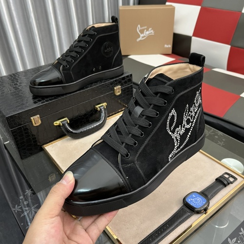 Replica Christian Louboutin High Top Shoes For Men #1038349 $82.00 USD for Wholesale