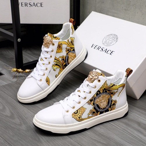 Cheap Versace High Tops Shoes For Men #1038866, $$76.00 USD On Versace High Tops Shoes