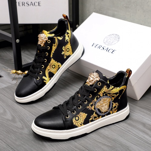 Cheap Versace High Tops Shoes For Men #1038867, $$76.00 USD On Versace High Tops Shoes