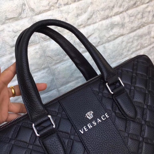 Replica Versace AAA Man Handbags #1039382 $108.00 USD for Wholesale