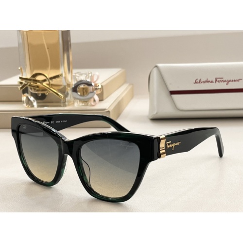 Cheap Salvatore Ferragamo AAA Quality Sunglasses #1054277, $$60.00 USD On Salvatore Ferragamo AAA Quality Sunglasses