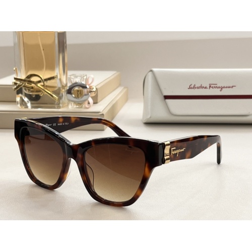 Cheap Salvatore Ferragamo AAA Quality Sunglasses #1054280, $$60.00 USD On Salvatore Ferragamo AAA Quality Sunglasses