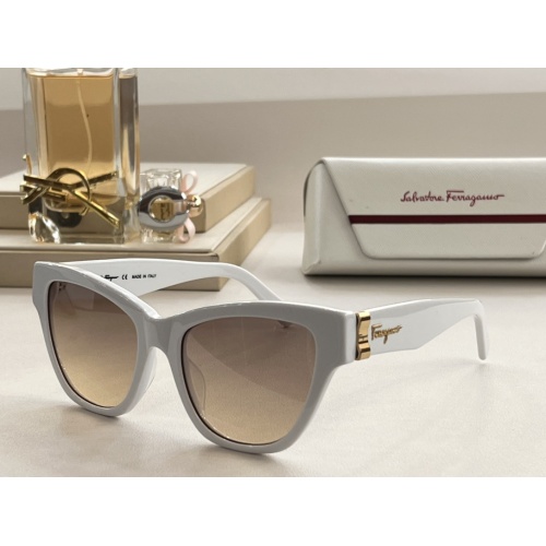 Cheap Salvatore Ferragamo AAA Quality Sunglasses #1054282, $$60.00 USD On Salvatore Ferragamo AAA Quality Sunglasses