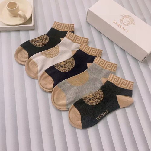 Replica Versace Socks #1055534 $29.00 USD for Wholesale