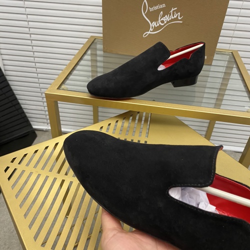 Replica Christian Louboutin Leather Shoes For Women #1065343 $85.00 USD for Wholesale