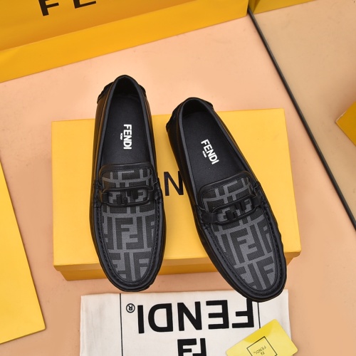 Cheap Fendi Leather Shoes For Men #1070121, $$80.00 USD On Fendi Leather Shoes