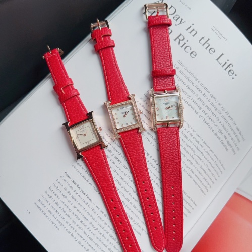 Replica Hermes Watches For Women #1071910 $40.00 USD for Wholesale